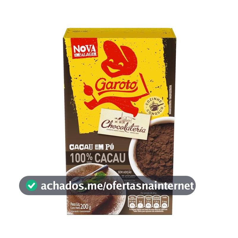 Garoto Cacau Em Pó 200G