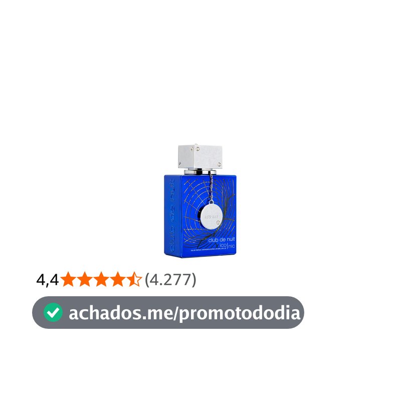 Armaf – Club De Nuit Blue Iconic Eau de Parfum Masculino 105ml