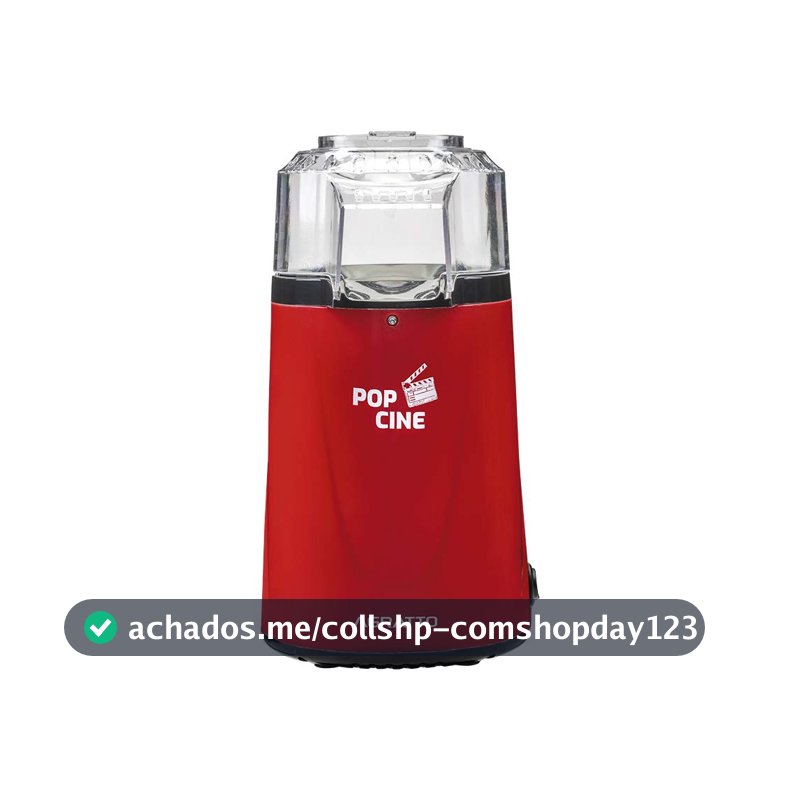 PIPOQUEIRA PO CINE PP01 VERMELHO COM DOSADOR 1200W 127V AGRATTO