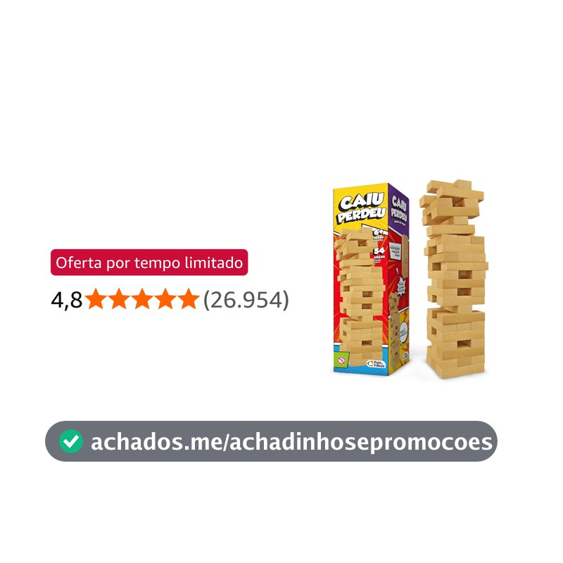 Pais & Filhos - Caiu Perdeu, 54 Pçs, idade mínima recomendada - 6 anos