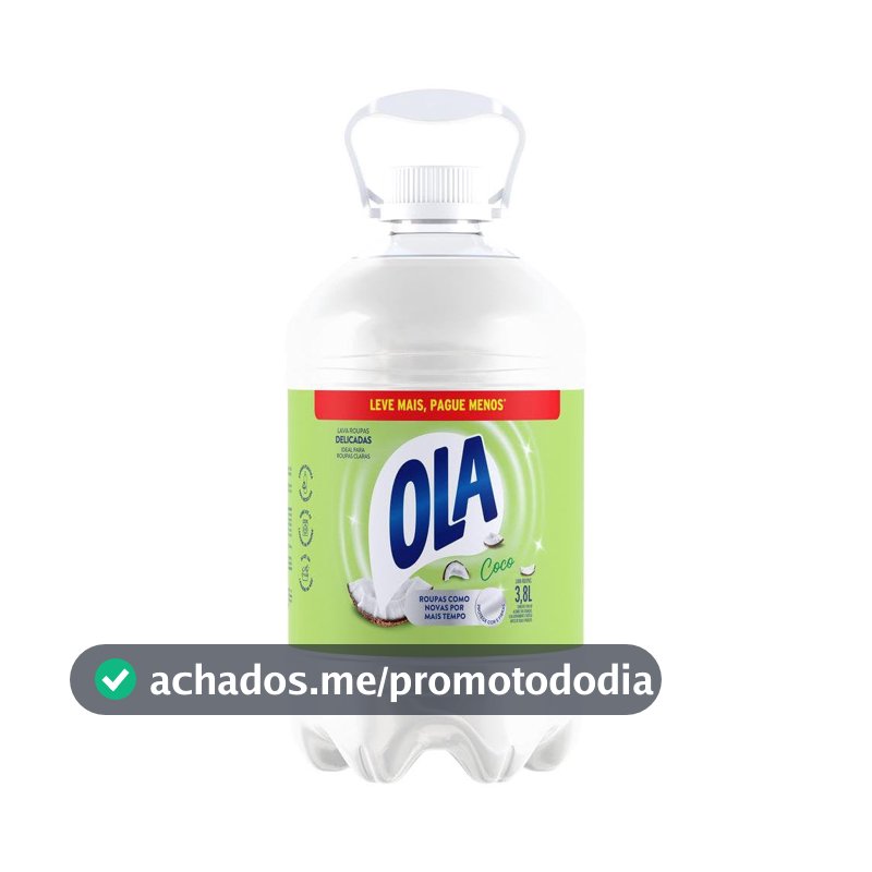Sabão Líquido Ola Coco, 3,8L