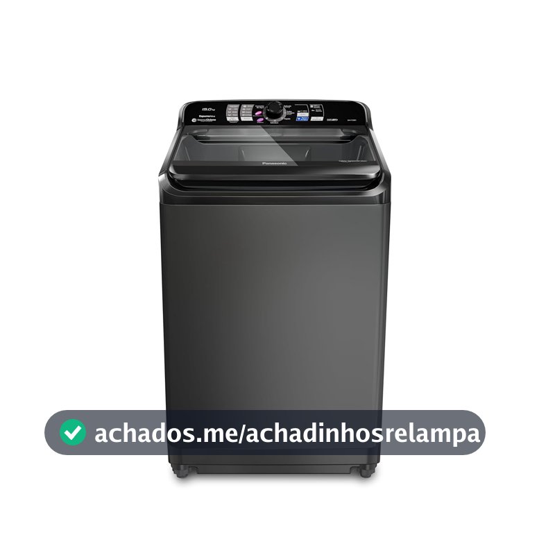 Máquina de Lavar Panasonic 15kg Titânio 220v NA-F150B1T