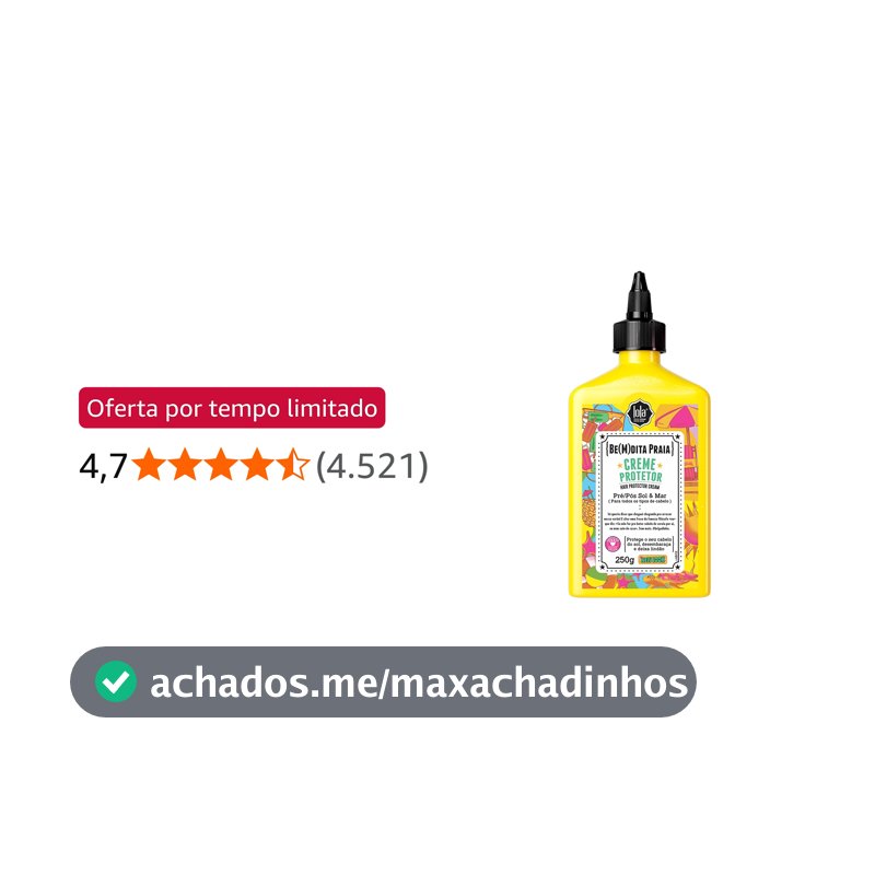 Bem dita Praia, Creme protetor, Lola Cosmetics