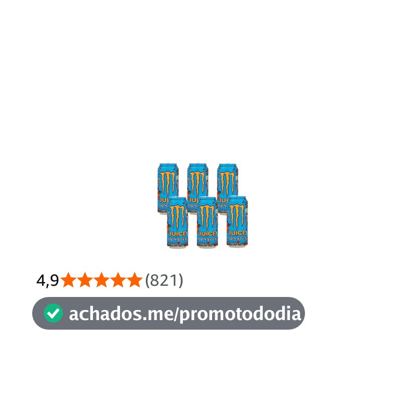 Pack de Monster Mango Loco LT 473ml - Unidade 6 unidades
