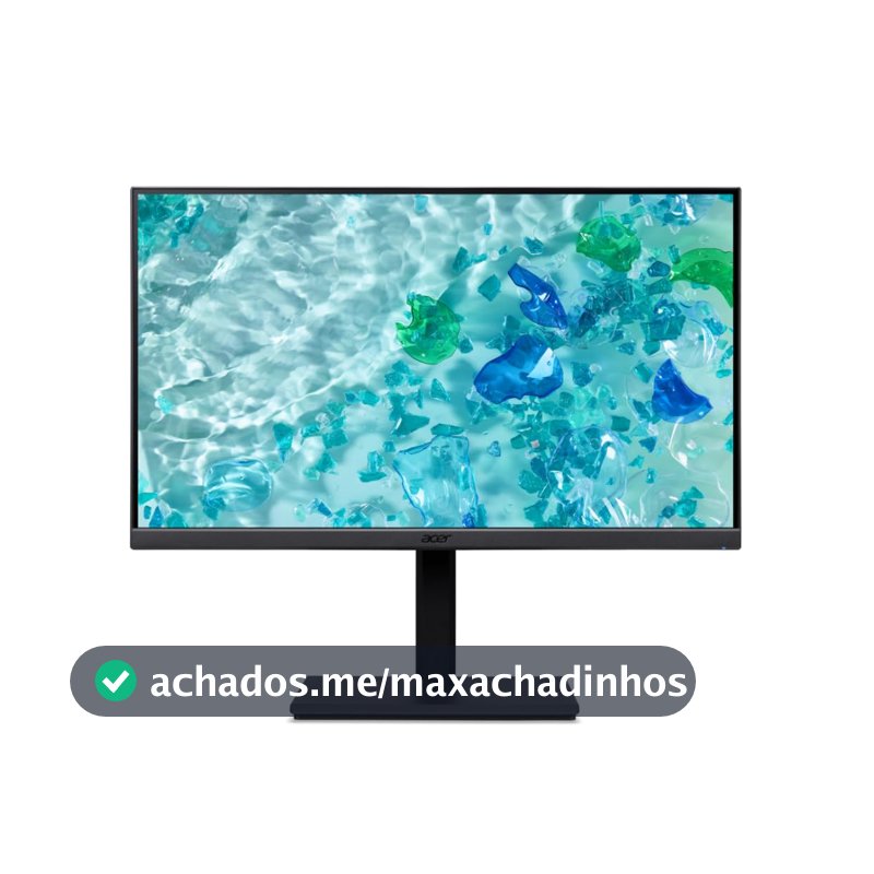 Monitor Acer Vero B247Y GBMIPRZX 23.8H” LED IPS 120Hz 85% de PCR Adaptive-Sync Pivô 90º Selo Energy star