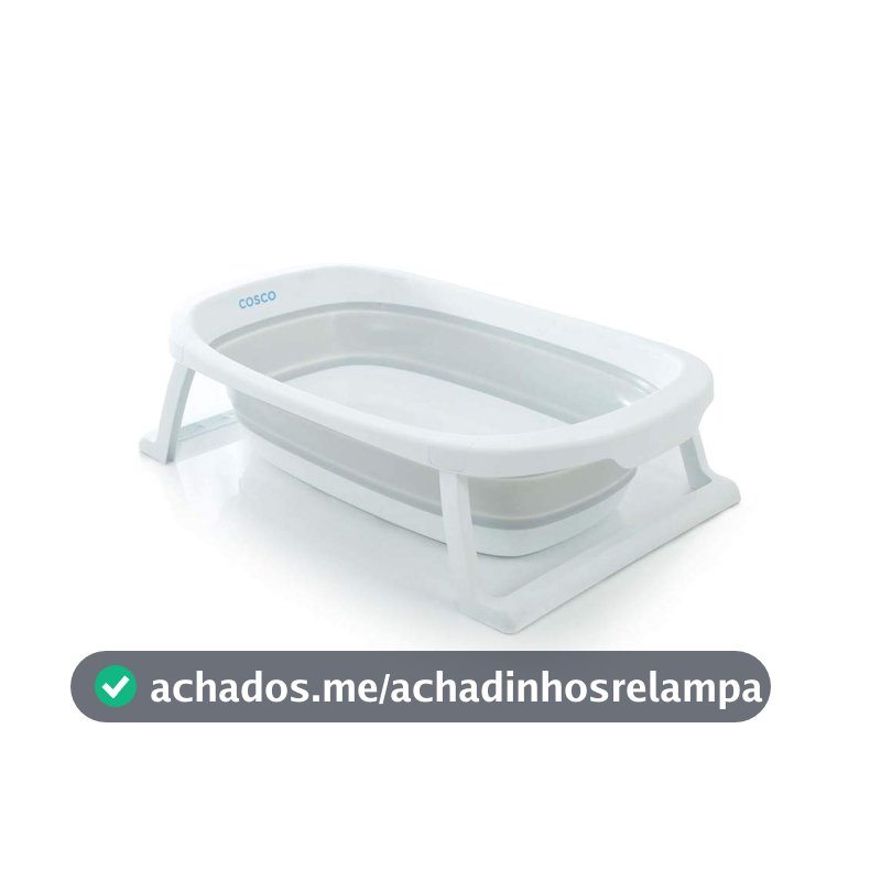 Cosco Kids, Banheira Retrátil Whippy, Cinza