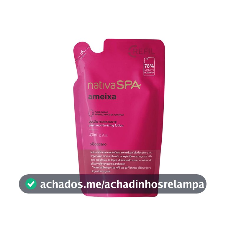 Refil Hidratante Nativa Spa Ameixa