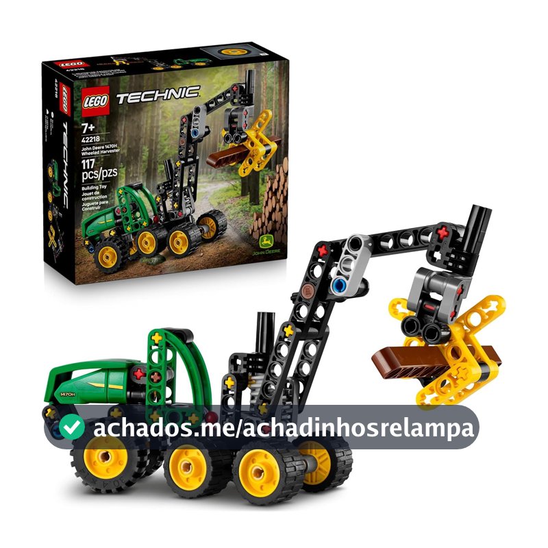 LEGO Technic Colheitadeira com Rodas John Deere 1470H 42218 (117 Peças)