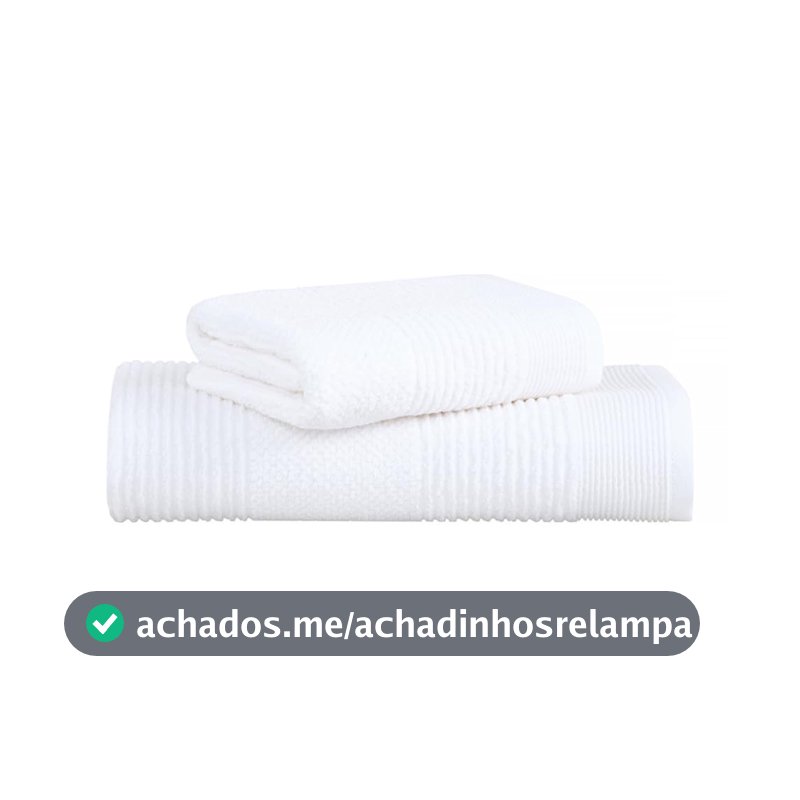 Jogo de Toalhas Buddemeyer Maya Extra Soft Banho Branco 2 peças