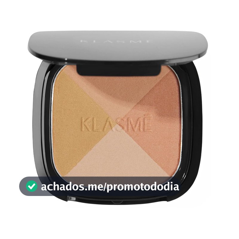 Oferta por tempo limitado: Klasmē Blush Mosaic – 4 Tons Harmonizados com Acabamento Acetinado, Alta Pigmentação e Pincel Acoplado – Vegano e Cruelty Free