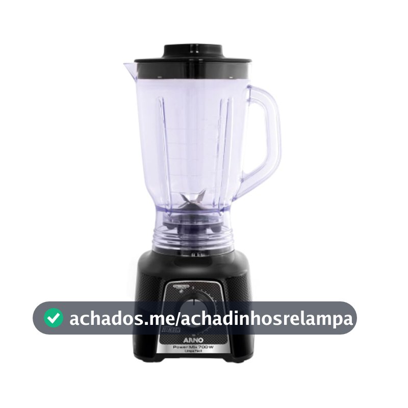 Liquidificador Arno Power Mix Limpa Fácil LQ33 700W Preto 127V