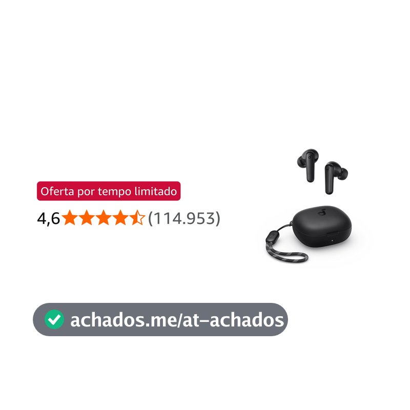 soundcore P20i da Anker, Fone de Ouvido Bluetooth 5.3 Sem Fio, 2 Mics IA