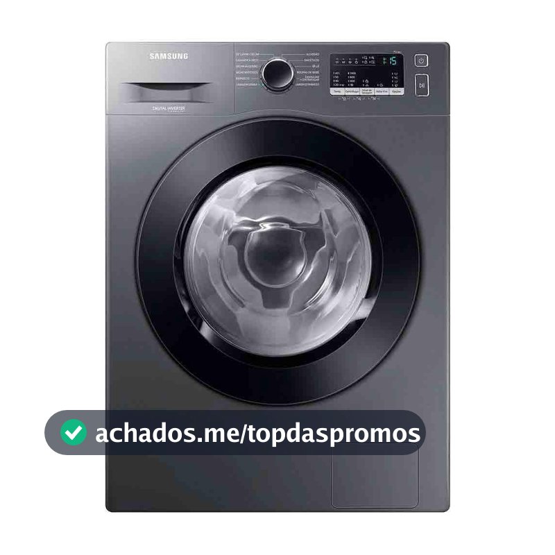 Samsung Lava e Seca WD11M com Digital Inverter WD11M4473PX Inox Look 11/7kg - 127V