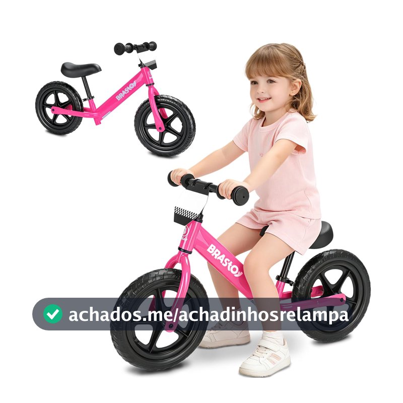 Bicicleta de Equilíbrio Infantil com Assento e Guidão Ajustáveis