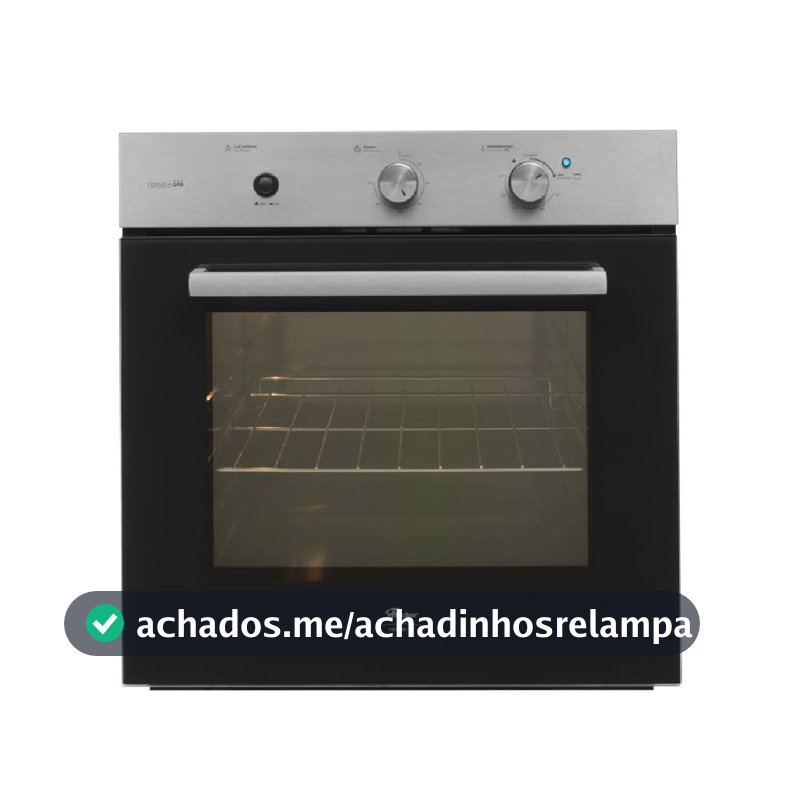 Fischer Forno a Gás Embutir Infinity 78L com Grill Inox 127V