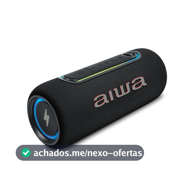Caixa de Som Speaker AIWA SP-05-LB 30W Bluetooth IPX5