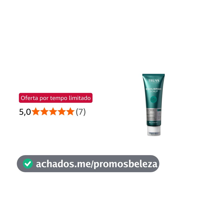 Truss Equilibrium Scalp Máscara de Couro Cabeludo 250g