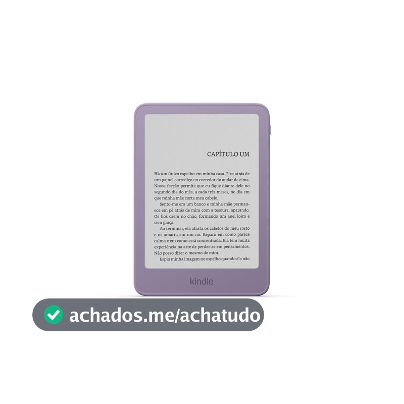 Amazon Kindle 16 GB (modelo mais recente), agora mais fino, mais leve e mais rápido, tela de 6", Cor Roxo ube