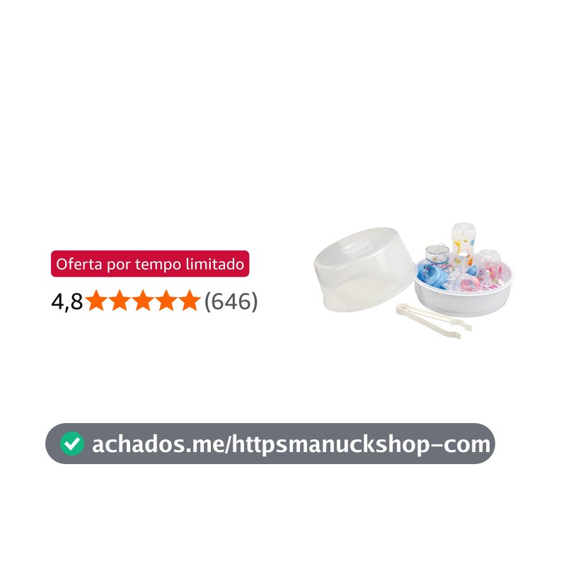 Kuka Esterilizador De Mamadeiras Para Micro-Ondas Branco