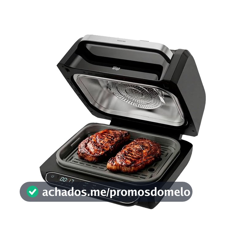 WAP Airfry WAP BARBECUE HEAT DIGITAL Prosdócimo WC AB1030 8 em 1 com Função Barbecue e Painel Digital 220V