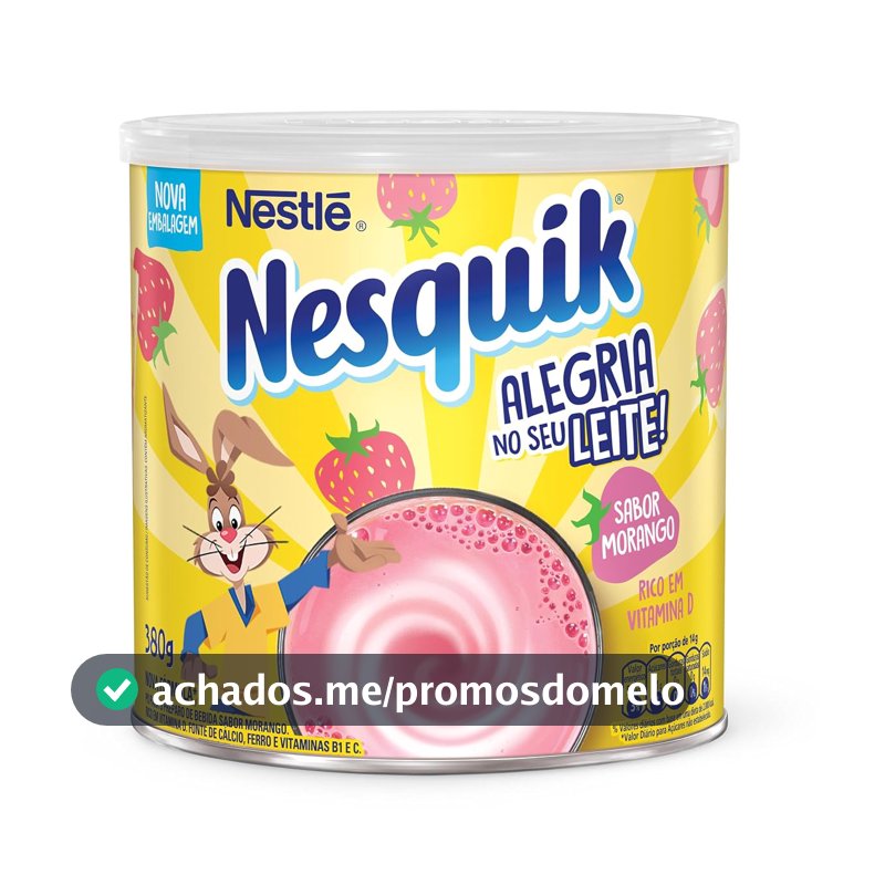 Nesquik Em Pó, Morango, 380G