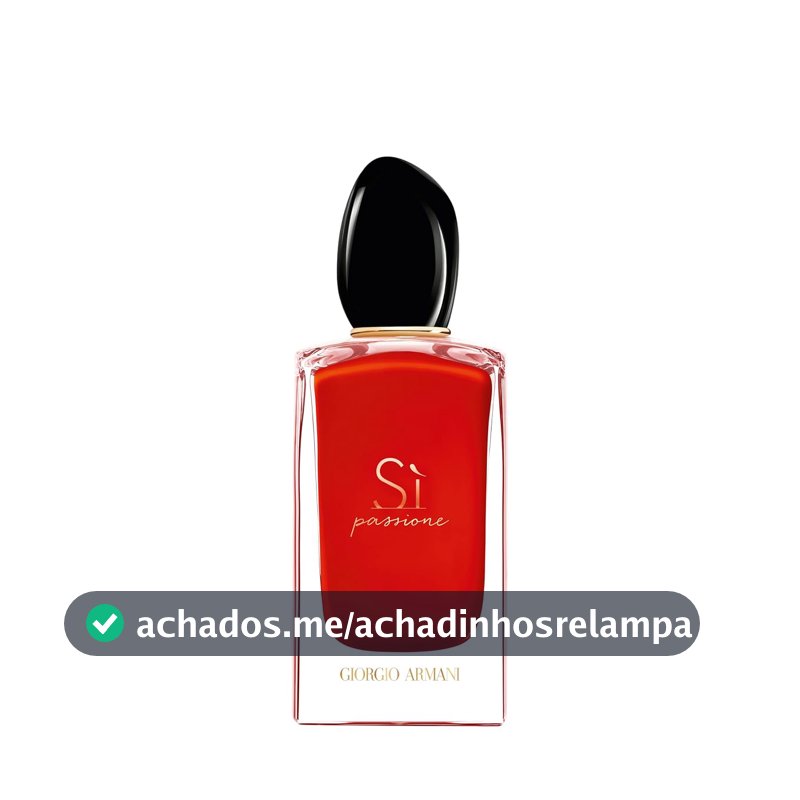 Armani Beauty, Sì Passione Eau de Parfum, 100ml, Giorgio Armani Perfume Feminino, Floral Frutado, Fragrância com Notas de Groselha-Negra, Pimenta Rosa, Jasmim e Baunilha