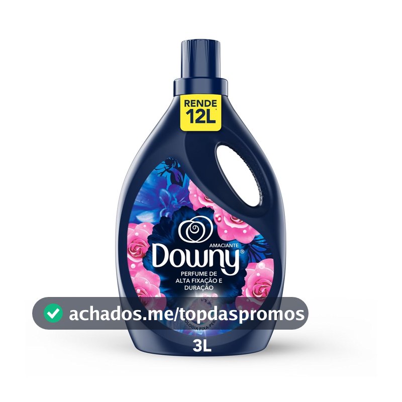 Downy Amaciante Concentrado Líquido Brisa Intenso 3L – Rende 12L