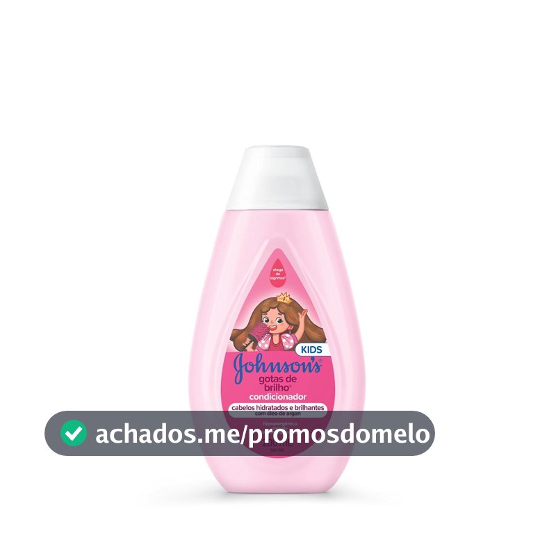 Condicionador Johnson's Baby Gotas de Brilho, 200ml