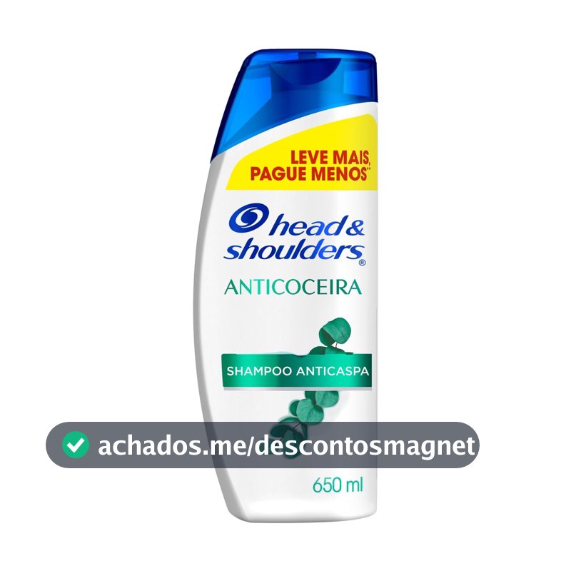 Head & Shoulders Shampoo Anticaspa Anticoceira 650 ml