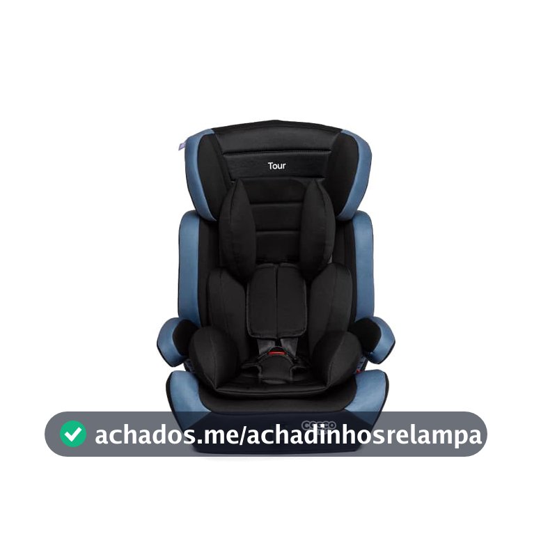 Cadeirinha Cosco Kids, Tour, 9 a 36 Kg, Preto e Azul