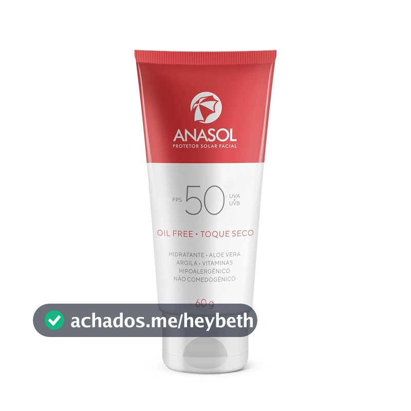 Anasol Protetor Solar Facial FPS 50-60g