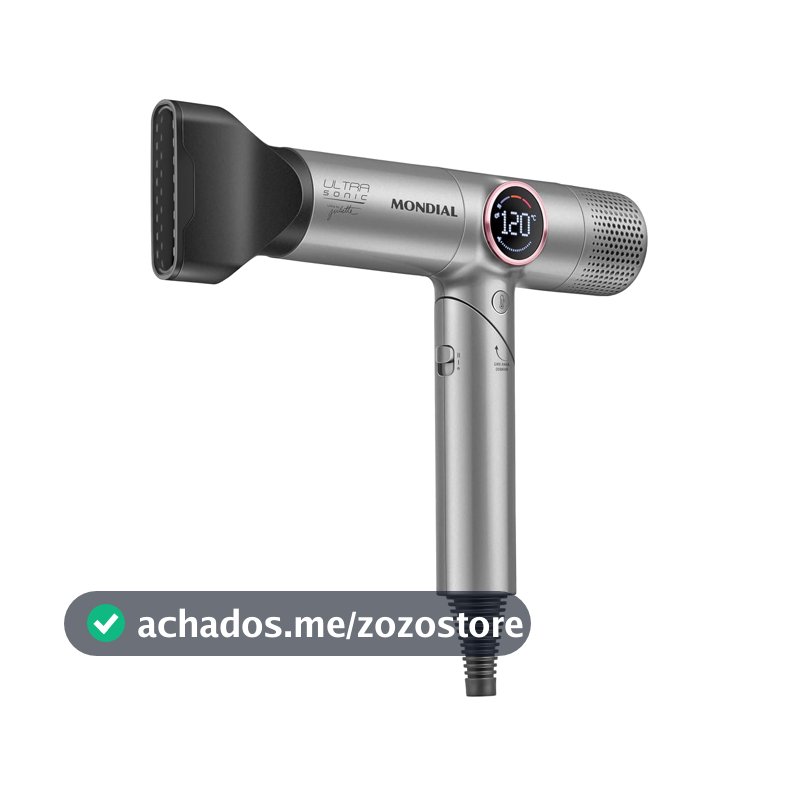 MONDIAL Secador Ultra Sonic By Juliette BLDC com Cabo Dobrável 127V - SCP-JU-04-US