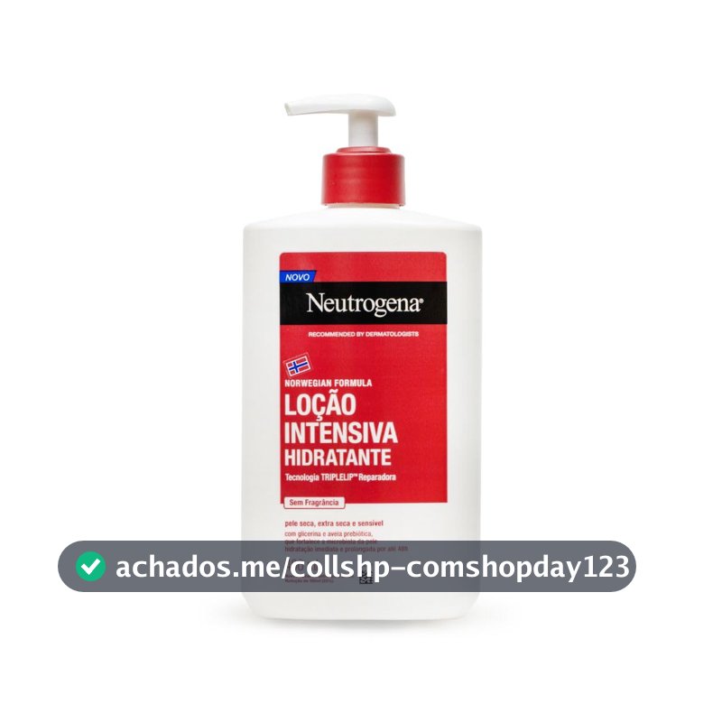 Hidratante Corporal Neutrogena Norwegian Intensivo, Sem Perfume, 400ml