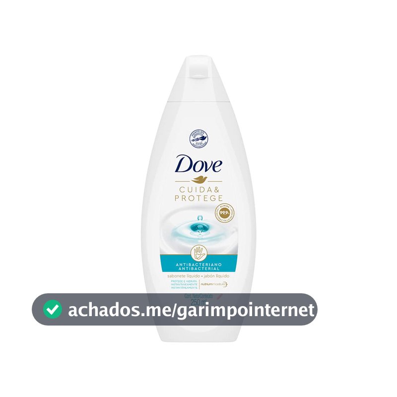 Dove Sabonete Líquido Cuida & Protege Frasco 250Ml