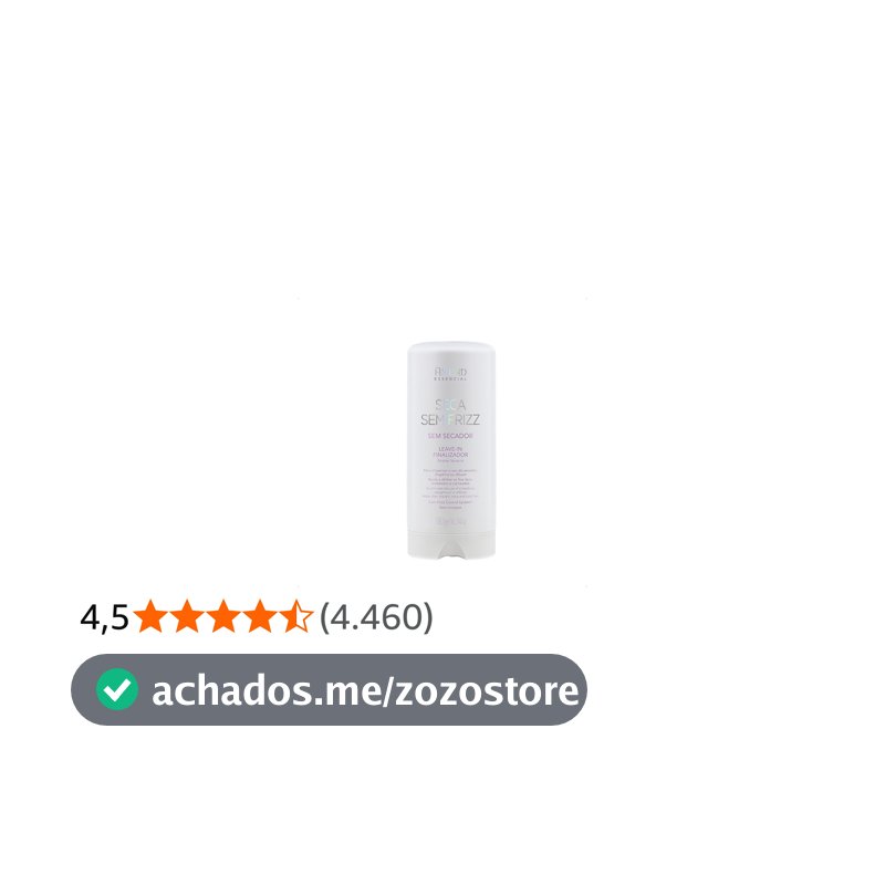 Seca Sem Frizz Leave-In Finalizador 180ml