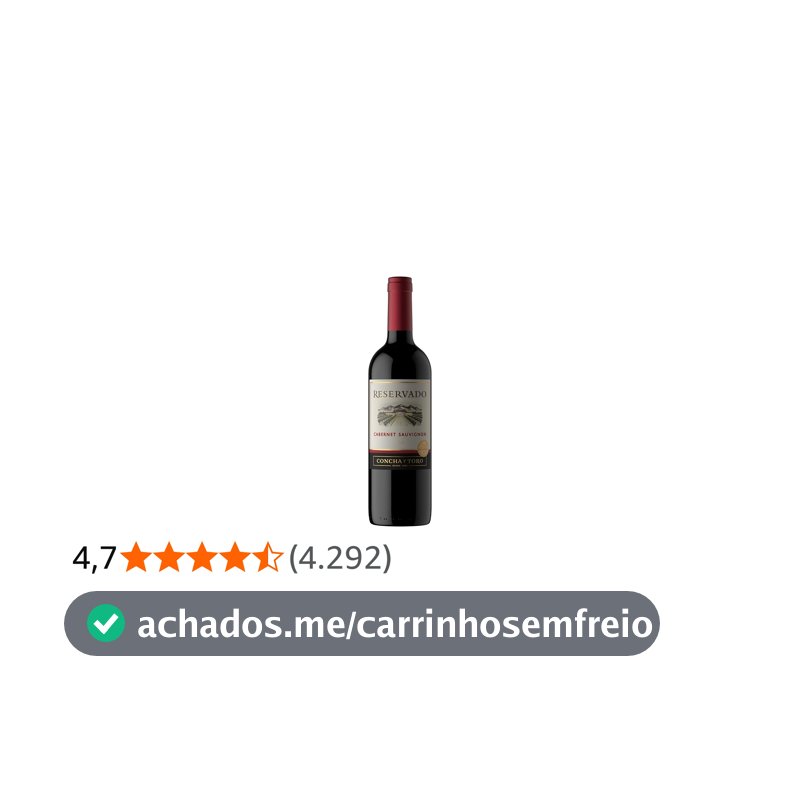 Concha y Toro Reservado Cabernet Sauvignon 750ml