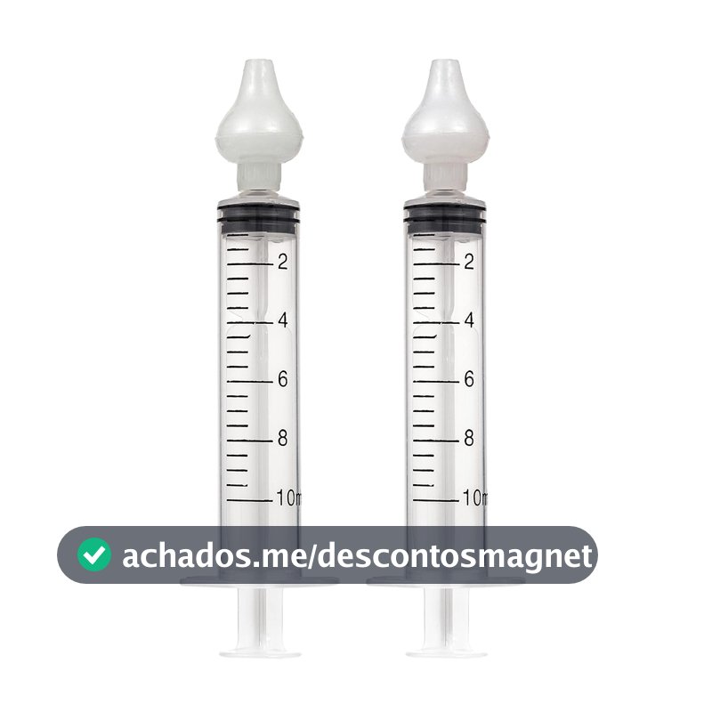 Lavador Nasal Seringa 2 unidades, Buba