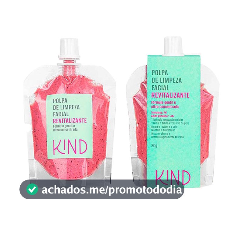 Kind Polpa de Limpeza Facial Revitalizante 80g