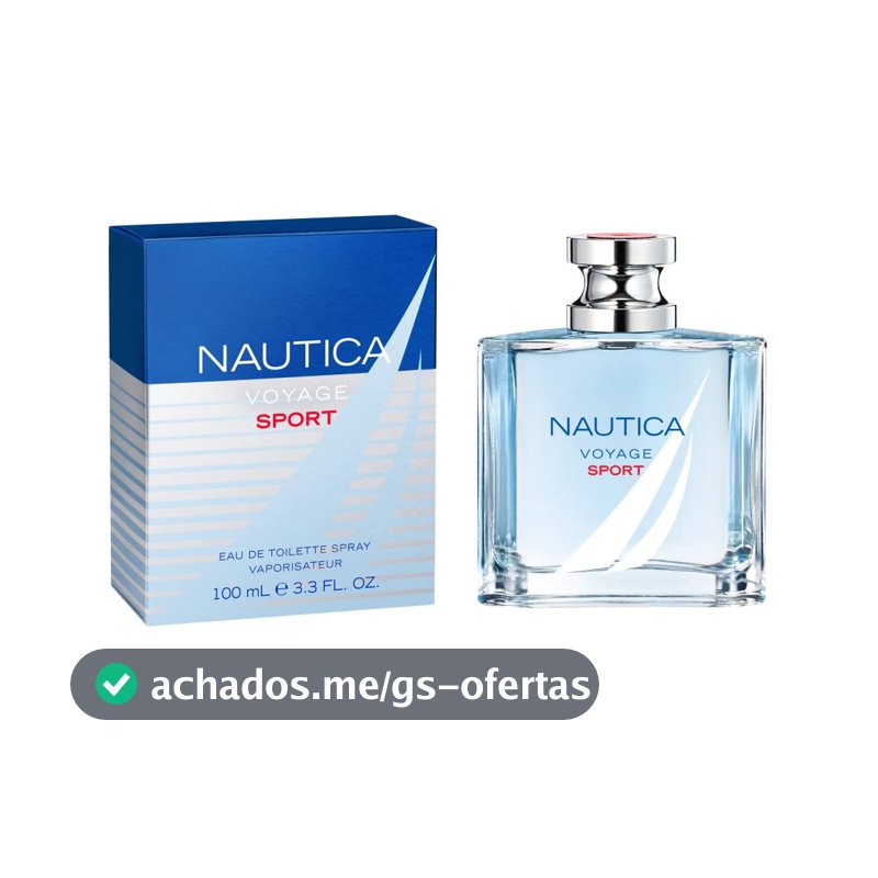 Perfume Nautica Voyage Sport Eau de Toilette Masculino 100ml