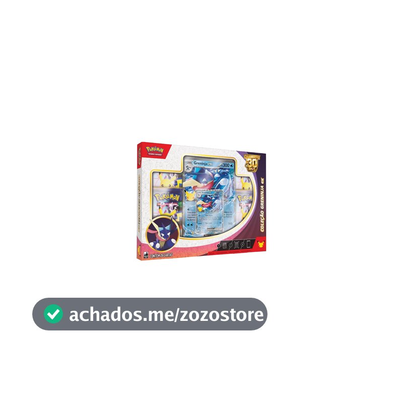 Pokémon TCG, Celebração de 30 anos – Box Pokémon Ex Greninja