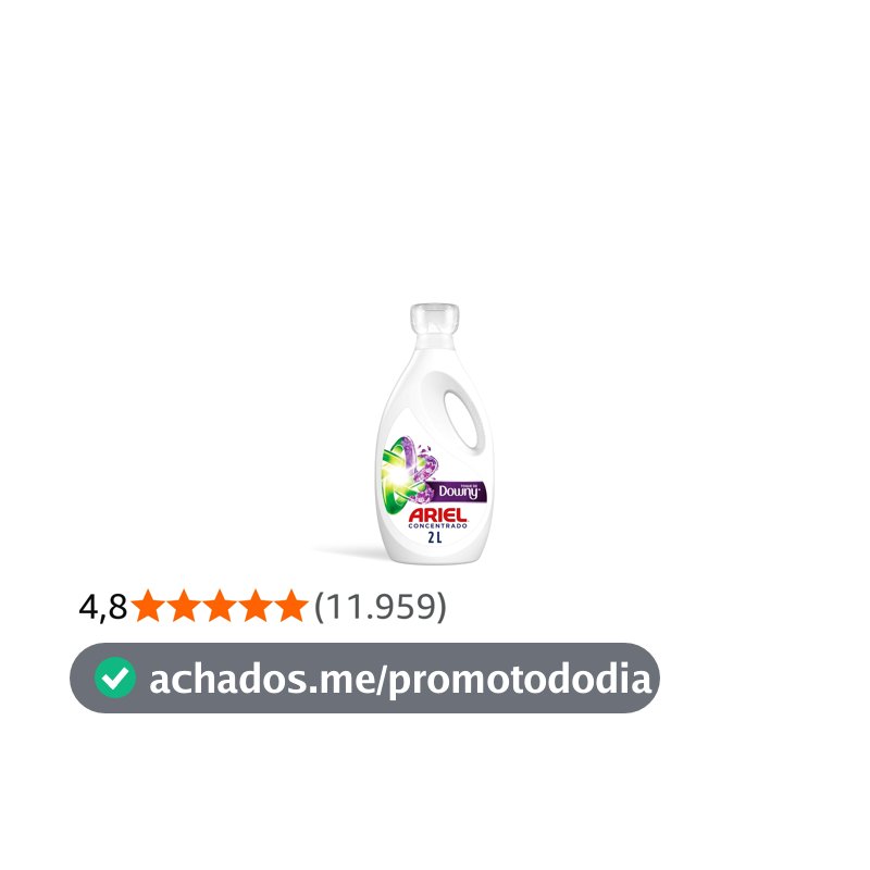 Ariel Sabão Líquido Toque de Downy Concentrado 2L
