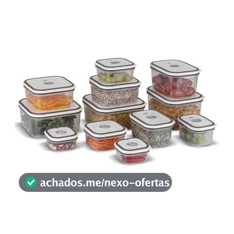 Electrolux, Pote Hermetico, 12 unidades, A23122901, cinza