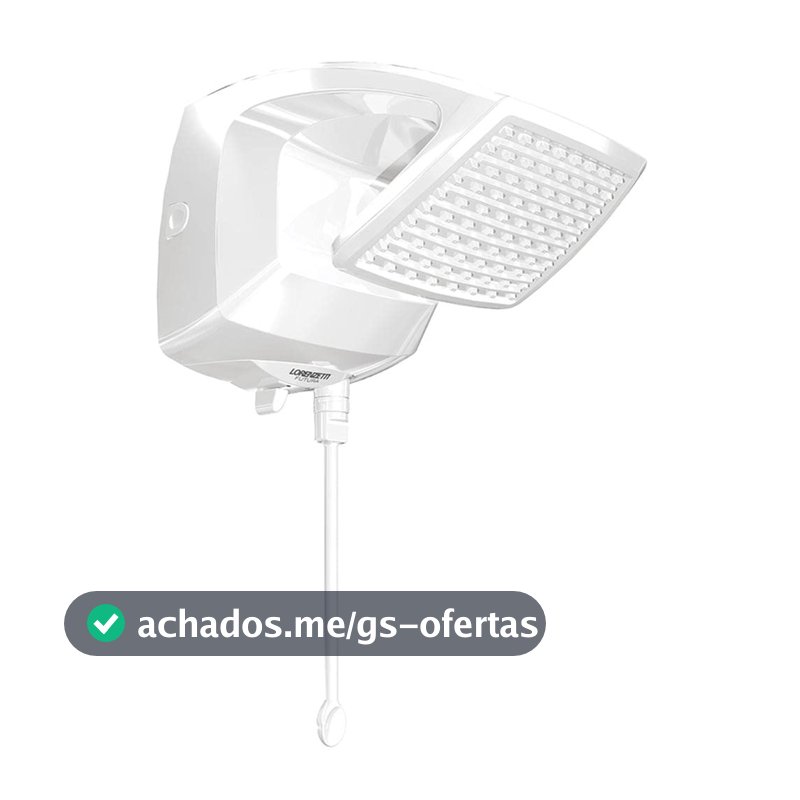 Ducha Futura Eletrônico 220V, 7500W, Lorenzetti 7531292, Branco