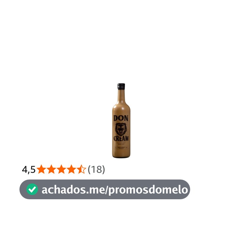 Don Cream Coquetel Alcoólico Dulce de Leche 750ml