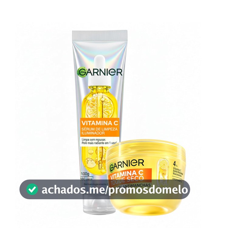 Sérum de limpeza 100g + Hidratante Antimanchas Garnier 85g