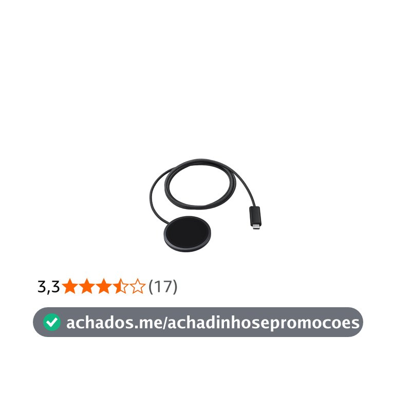 Samsung Carregador Sem Fio Magnético 25W (Cabo USB-C)