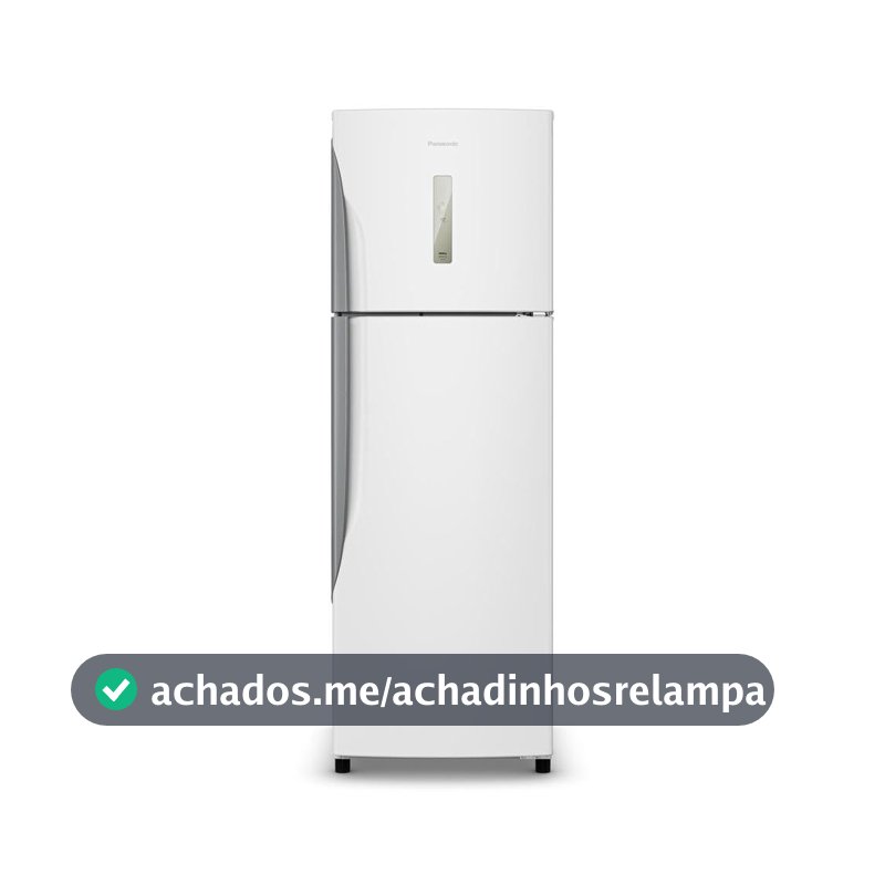 Geladeira Panasonic 391 Litros Duplex Frost Free Inverter Branca NR-BT44PV3W (110, Volts)
