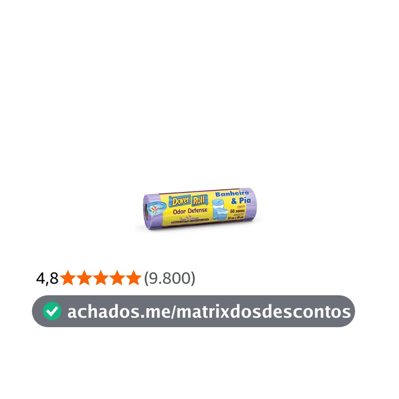 Dover-Roll Odor Defense Banheiro & Pia Lilás, Rolo com 50 Sacos para Lixo Pure Fresh