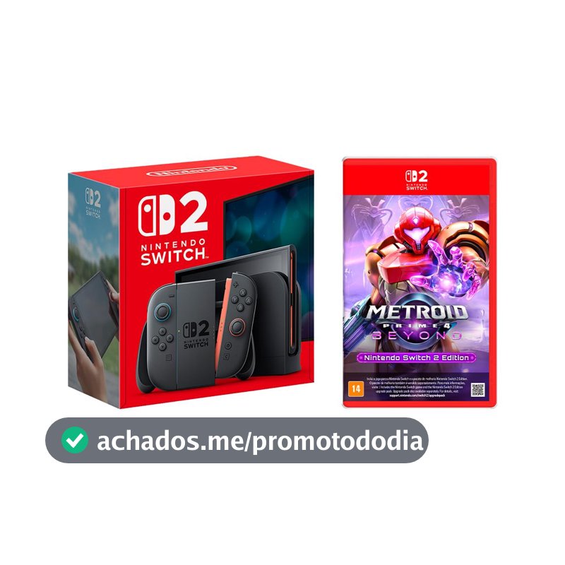 Console Nintendo Switch 2 + Jogo Metroid Prime 4: Beyond