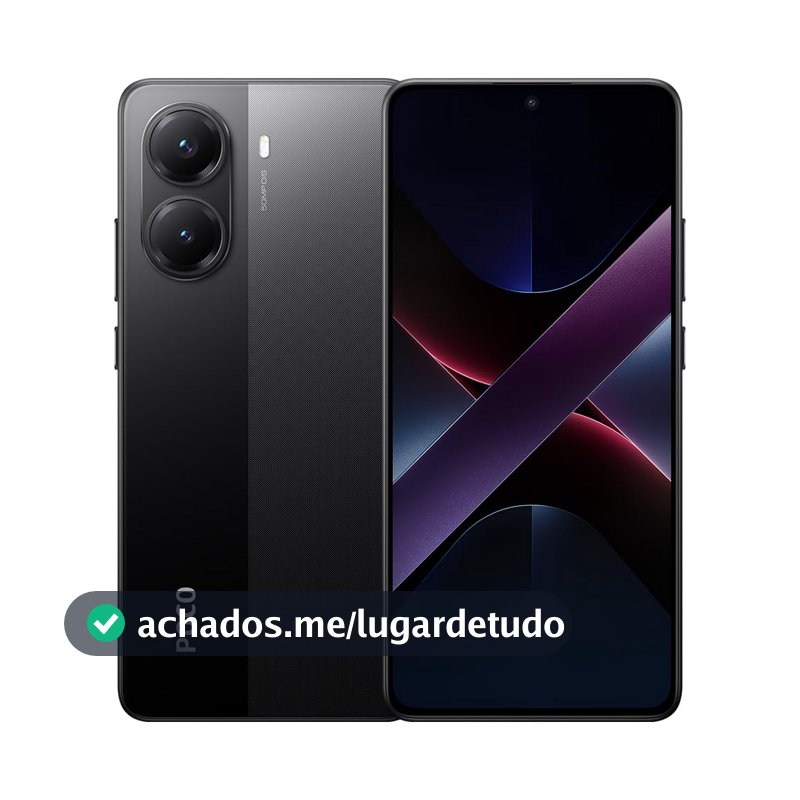 Smartphone Xiaomi Poco X7 Pro 5G NFC Black (Preto) 12GB RAM 512GB ROM [2412DPC0AG]